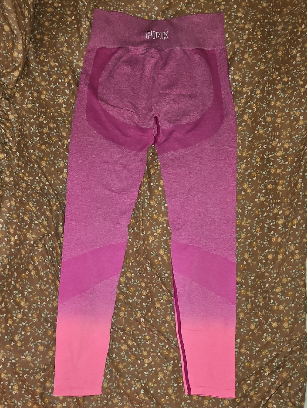PINK Victoria's Secret Girls' Gradient Pink-to-Magenta Leggings